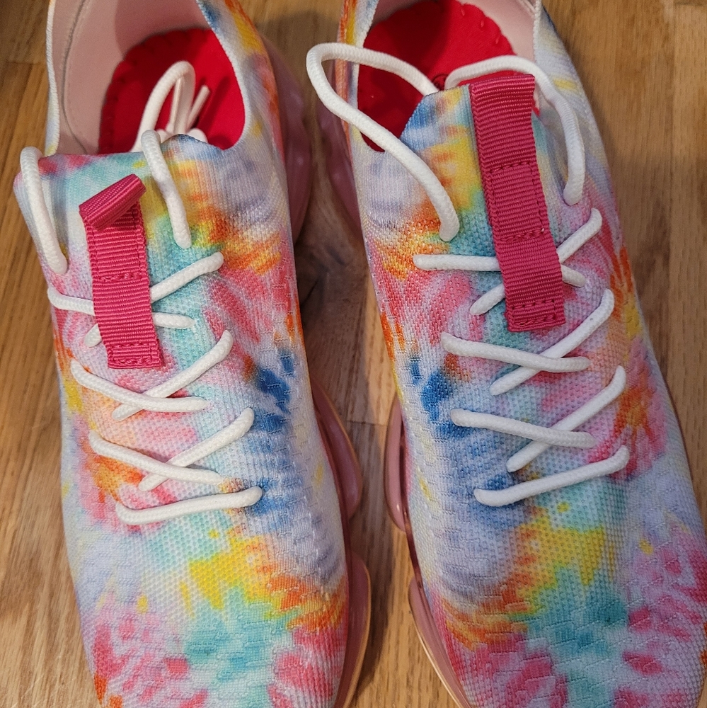 Pink Tie Dye FlyKnit Air Bubble Sneaker